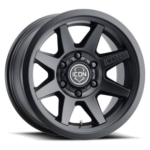 ICON Alloys - ICON ALLOYS REBOUND SLX SAT BLK - 17 X 8.5 / 6 X 135 / 6MM / 5" BS - 1917856350SB