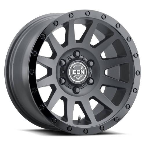 ICON Alloys - ICON ALLOYS COMPRESSION DBL BLK - 17 X 8.5 / 6 X 5.5 / 0MM / 4.75" BS - 2017858347DB