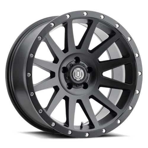 ICON Alloys - ICON ALLOYS COMPRESSION SAT BLK - 20 X 10 / 5 x 150 / -19MM / 4.75" BS - 2020105547SB