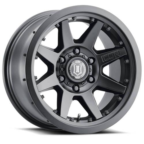 ICON Alloys - ICON ALLOYS REBOUND PRO SAT BLK - 17 X 8.5 / 5X150 / 25MM / 5.75" BS - 21817855557SB