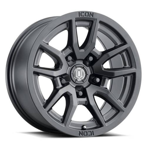 ICON Alloys - ICON ALLOYS VECTOR 5 SAT BLK -17 x 8.5 / 5 x 150 / 25MM / 5.75" BS - 2617855557SB