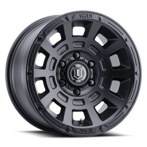 ICON Alloys - ICON ALLOYS THRUST SAT BLK - 17 X 8.5 / 5 X 150 / 25 MM / 5.75" BS - 2817855557SB