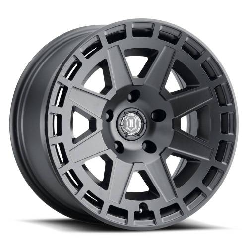 ICON Alloys - ICON ALLOYS COMPASS SAT BLK - 17 X 8.5 / 6X135 / 6MM / 5" BS - 3217856350SB