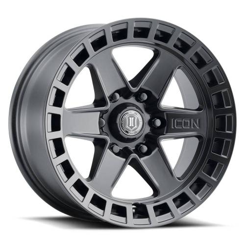 ICON Alloys - ICON ALLOYS RAIDER SAT BLK - 17 X 8.5 / 6 X 135 / 6 MM / 5" BS - 3417856350SB