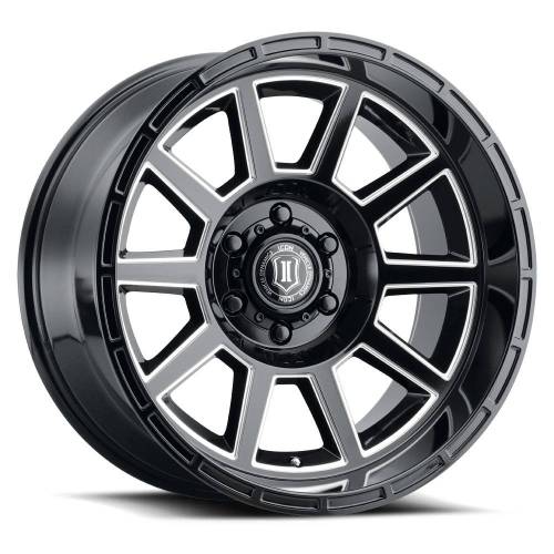 ICON Alloys - ICON ALLOYS RECOIL GLS BLK MIL WIN - 20 X 10 / 5 X 150 / -24 MM / 4.5" BS - 6220105545GBMW