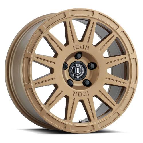 ICON Alloys - ICON ALLOYS RICOCHET SAT GOLD - 17 X 8 / 5 X 100 / 38 MM / 6" BS - 7017805060SG