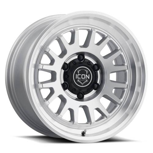 ICON Alloys - ICON ALLOYS ANZA SILVER MACHINED - 17 X 8.5 / 5 X 5 / -6MM / 4.5" BS - 8217857345SM