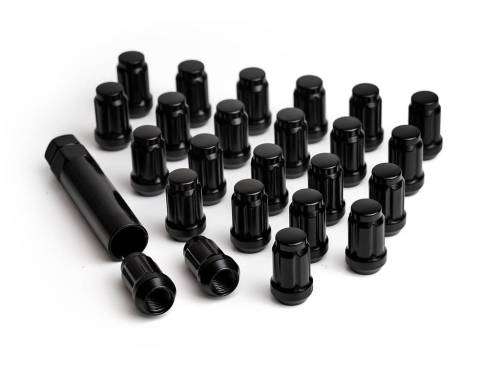 ICON Alloys - ICON ALLOYS LUG NUT KIT BLACK - 12 X 1.5 / 24 COUNT W/ KEY - 89121524B