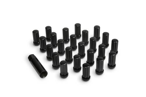 ICON Alloys - ICON ALLOYS LUG NUT KIT BLACK - 14 X 1.5 / 24 COUNT W/ KEY - 89141524B