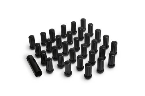 ICON Alloys - ICON ALLOYS LUG NUT KIT BLACK - 14 X 1.5 / 32 COUNT W/ KEY - 89141532B