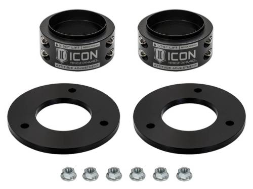 ICON Alloys - ICON Alloys 21-23 RAPTOR .5-2.50” AAC FRONT LEVELING KIT NON 37 PACK - IVD6135B