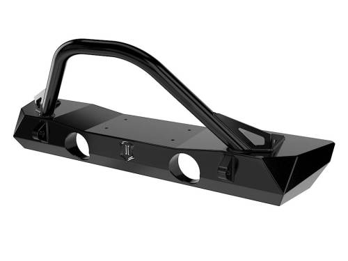 ICON Impact Series Offroad Armor - ICON Impact Series Offroad Armor 07-18 JK PRO FRONT BUMPER W/ BAR & TABS - 25212