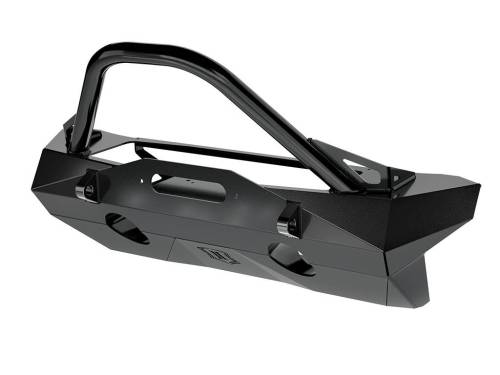 ICON Impact Series Offroad Armor - ICON Impact Series Offroad Armor 18-UP JEEP JL / 20-UP JT PRO RECESSED FRONT BUMPER W/ BAR & TABS - 25244