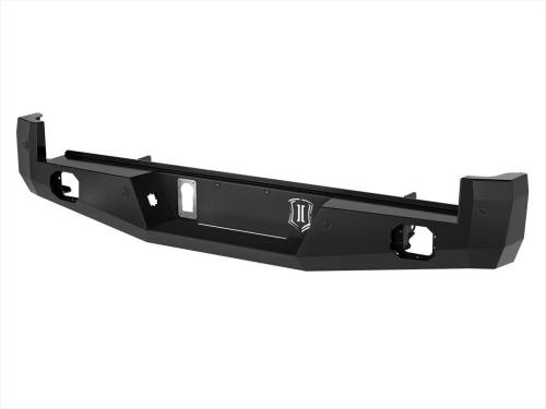 ICON Impact Series Offroad Armor - ICON Impact Series Offroad Armor 16-23 TOYOTA TACOMA REAR BUMPER - 56221