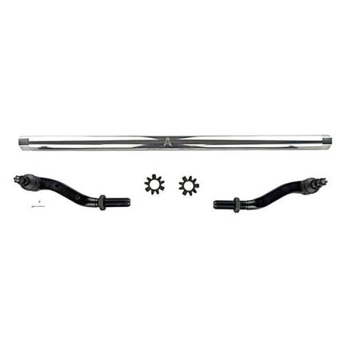 Apex Chassis - Apex Heavy Duty 2.5 Ton Tie Rod Assembly in Polished Aluminum | 19-22 Jeep Gladiator JT 18-22 Jeep Wrangler JL/JLU Rubicon Mohave Sahara Sport - KIT126