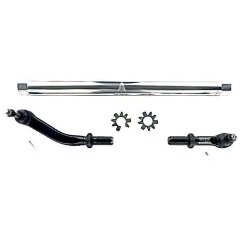 Apex Chassis - Apex Heavy Duty 2.5 Ton No Flip Drag Link Assembly in Polished Aluminum - KIT128