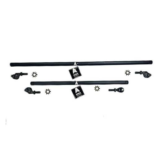 Apex Chassis - Apex Wrangler 1 Ton Steering Kit With Flip Black Aluminum For 07-18 Wrangler JK - KIT151-YesFlip