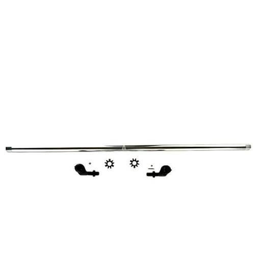 Apex Chassis - Apex Jeep Wrangler JK - 1 Ton Tie Rod Kit - Polished Aluminum - KIT156