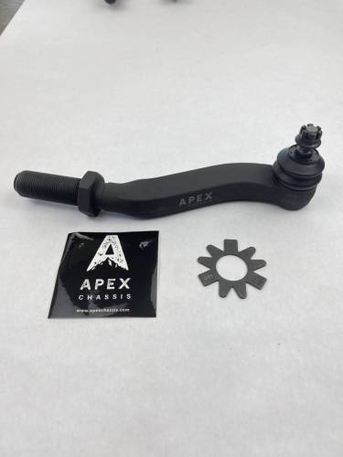 Apex Chassis - Apex Tie Rod End Left Hand Front Greaseable Wrangler JK Driver Side - TR190