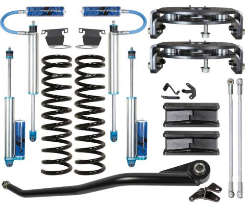 Carli Suspension - Carli Dodge 2.5" Lift - Leveling Pintop 2.5 System, AIR RIDE, BASE - CS-DPT25-LVL-1419-D-AR