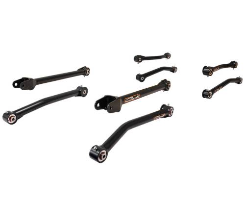 Carli Suspension - CARLI 07-17 JEEP JKU 4X4 JKU CONTROL ARM KIT, FRONT & REAR - CS-JKCA-07-KIT