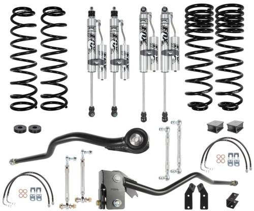 Carli Suspension - Carli Jeep JKU Backcountry System, 4x4, 2007-17 Base Kit - CS-JKU-BC20-07