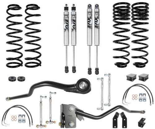 Carli Suspension - Carli Jeep JKU Commuter System, 4x4, 2007-17 Base Kit - CS-JKU-C20-07