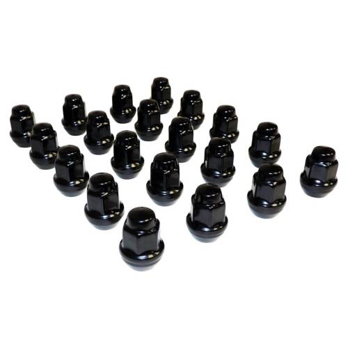 Crown Automotive Jeep Replacement - Crown Automotive Jeep Replacement Lug Nut Kit - 4006956BLKK