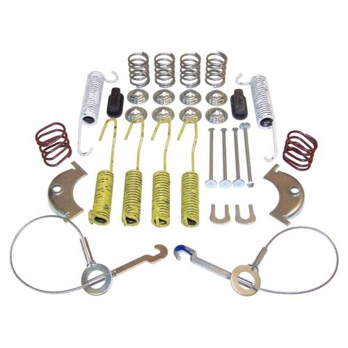 Crown Automotive Jeep Replacement - Crown Automotive Jeep Replacement Drum Brake Hardware Kit - 4636778