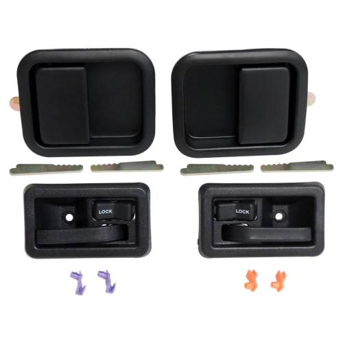 Crown Automotive Jeep Replacement - Crown Automotive Jeep Replacement Door Handle Kit - 55076222MK