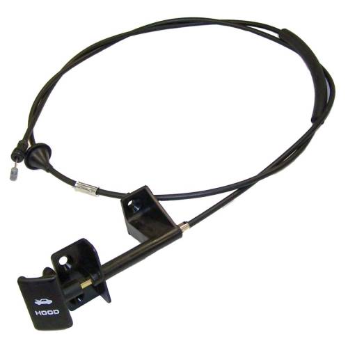 Crown Automotive Jeep Replacement - Crown Automotive Jeep Replacement Hood Release Cable - 55235483AD