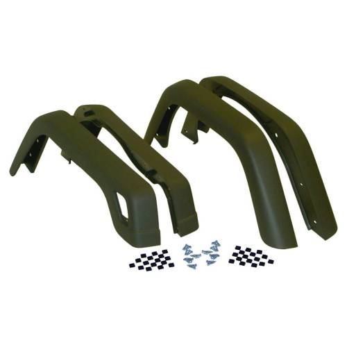 Crown Automotive Jeep Replacement - Crown Automotive Jeep Replacement Fender Flare Kit - 55254918K