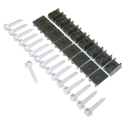 Crown Automotive Jeep Replacement - Crown Automotive Jeep Replacement Fender Flare Hardware Kit - 5AHFRKIT