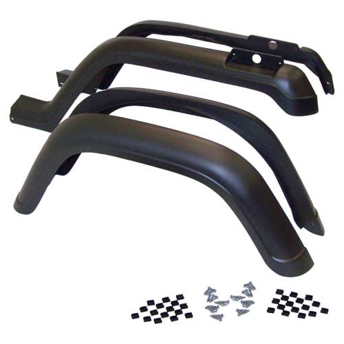 Crown Automotive Jeep Replacement - Crown Automotive Jeep Replacement Fender Flare Kit - 5AHK