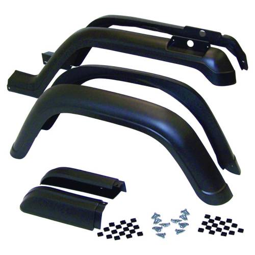 Crown Automotive Jeep Replacement - Crown Automotive Jeep Replacement Fender Flare Kit - 5AHK6