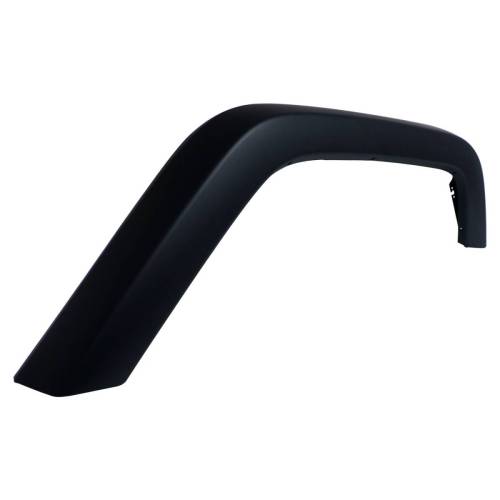 Crown Automotive Jeep Replacement - Crown Automotive Jeep Replacement Right Rear Smooth Paintable Fender Flare for 2007-2018 Jeep JK Wrangler - 5KC84TZZAE