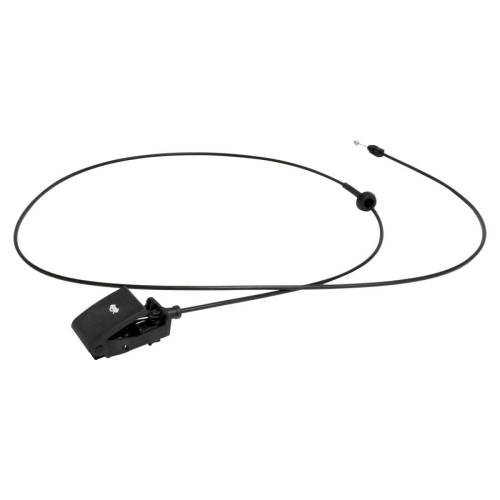 Crown Automotive Jeep Replacement - Crown Automotive Jeep Replacement Hood Release Cable - 68032581AD