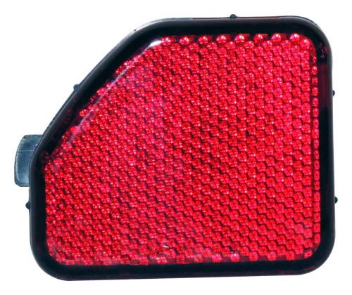 Crown Automotive Jeep Replacement - Crown Automotive Jeep Replacement Right Rear Fascia Reflector for 2018+ Jeep JL Wrangler; Red Plastic - 68281936AB