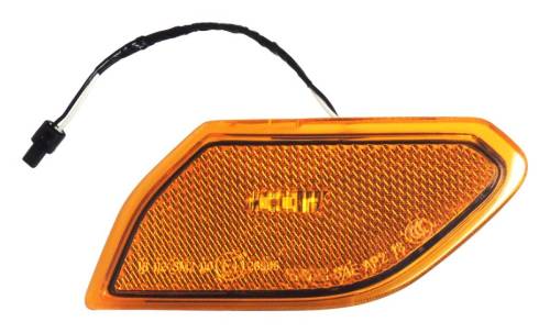 Crown Automotive Jeep Replacement - Crown Automotive Jeep Replacement Left Front Side Marker Lamp for 2018+ Jeep JL Wrangler & JT Gladiator - 68302119AB