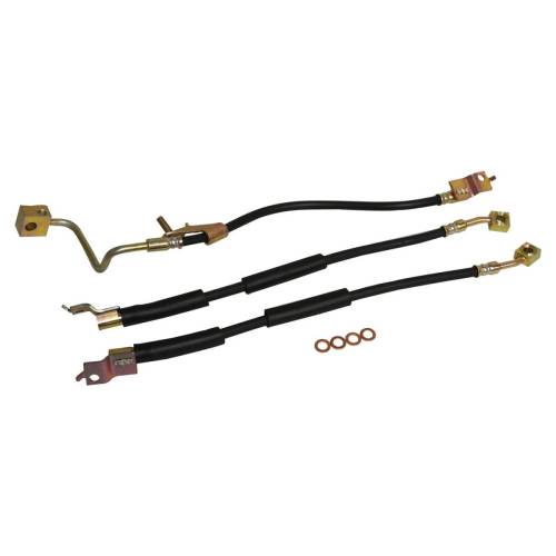 Crown Automotive Jeep Replacement - Crown Automotive Jeep Replacement Brake Hose Kit - BHK3