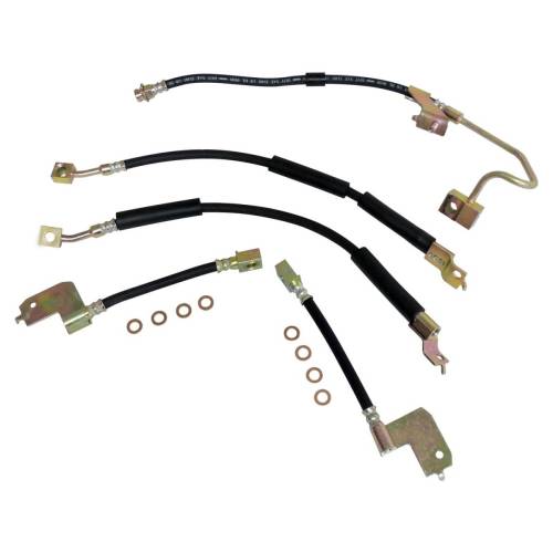 Crown Automotive Jeep Replacement - Crown Automotive Jeep Replacement Brake Hose Kit - BHK7