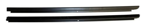 Crown Automotive Jeep Replacement - Crown Automotive Jeep Replacement Door Glass Weatherstrip Set - 55395268K