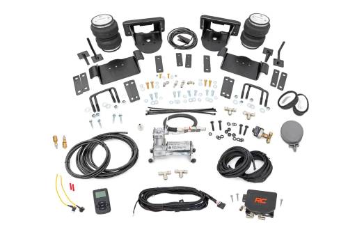 Rough Country - Rough Country Air Spring Kit w/compressor - Wireless Controller - 0-6" Lifts - Ford F-150 4WD (2015-2020) - 10017WC