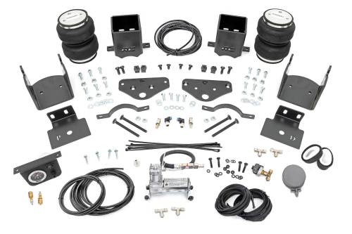 Rough Country - Rough Country Air Spring Kit w/compressor - Ford Super Duty 4WD (2017-2022) - 10021C