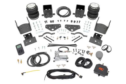 Rough Country - Rough Country Air Spring Kit w/compressor - Wireless Controller - Ford F-250/F-350 Super Duty (17-23) - 10021WC