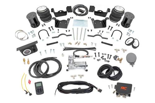 Rough Country - Rough Country Air Spring Kit w/compressor - Wireless Controller - 7 Inch Lift Kit - Chevy/GMC 2500HD/3500HD (20-23 - 100347WC