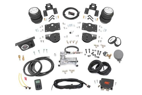 Rough Country - Rough Country Air Spring Kit w/compressor - Ram 1500 4WD (19-23) - 10035WC