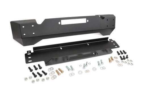 Rough Country - Rough Country Front Stubby Winch Bumper - Jeep Wrangler TJ 4WD (1997-2006) - 1012