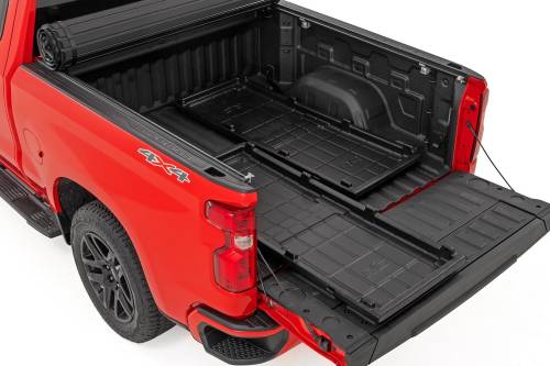 Rough Country - Rough Country Truck Bed Cargo Storage Tray - Easy Access - Long Bed Storage Tray - 10209