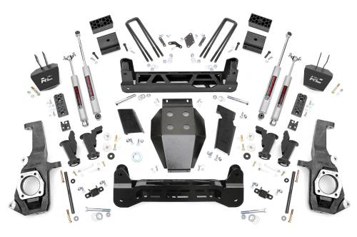 Rough Country - Rough Country 5 Inch Lift Kit - Torsion Drop - Chevy/GMC 2500HD/3500HD (11-19) - 10330